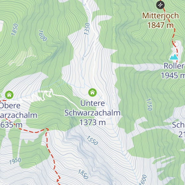 Map of Untere Schwarzachalm