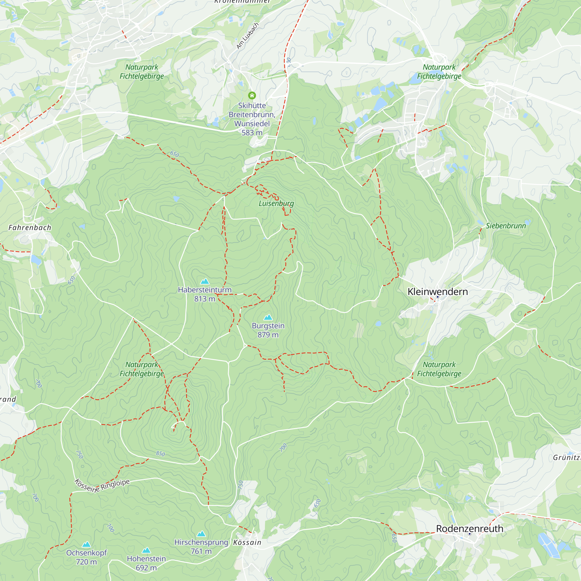 Burgsteinhütte map