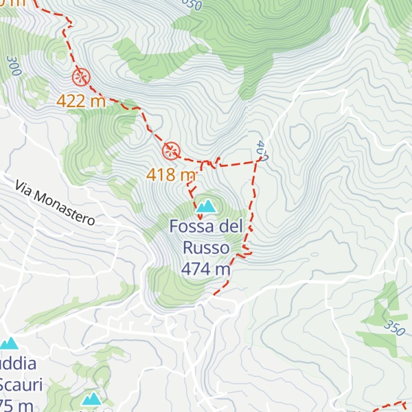 Map of Fossa del Russo