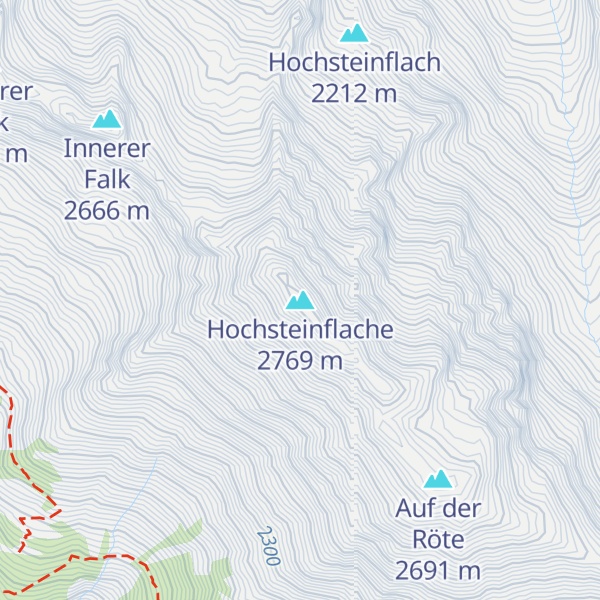Map of Hochsteinflache