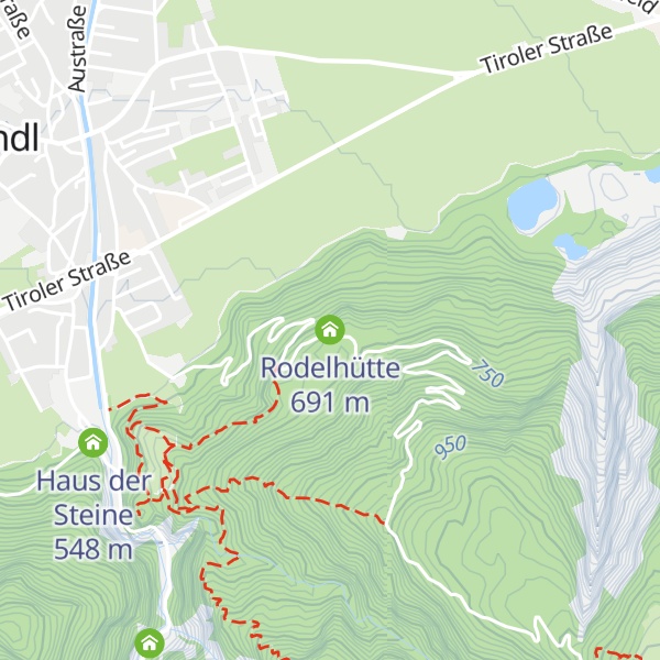Map of Rodelhütte