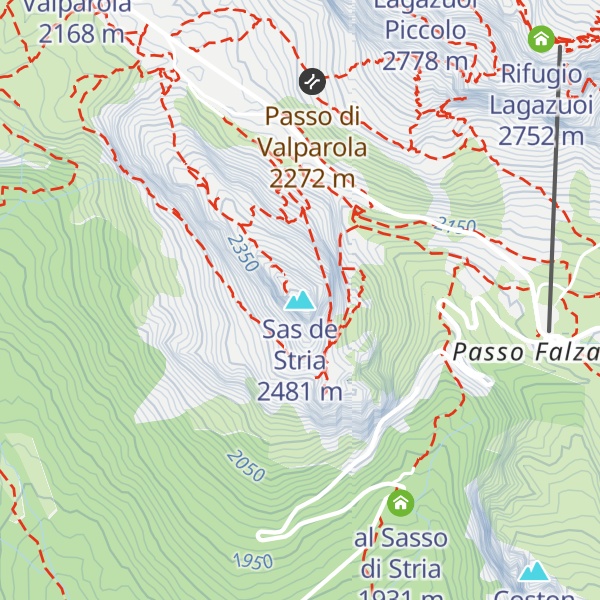 Map of Sas de Stria