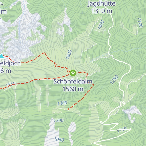 Map of Schönfeldalm