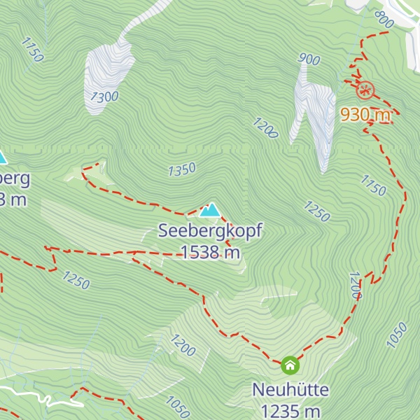 Map of Seebergkopf