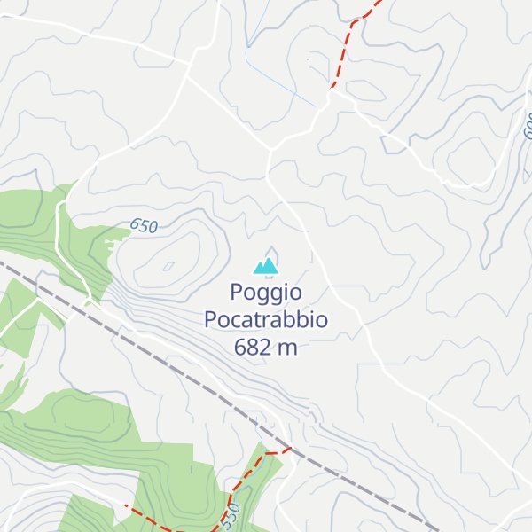 Map of Poggio Pocatrabbio