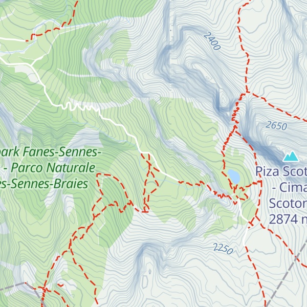 Map of Rifugio Scottoni