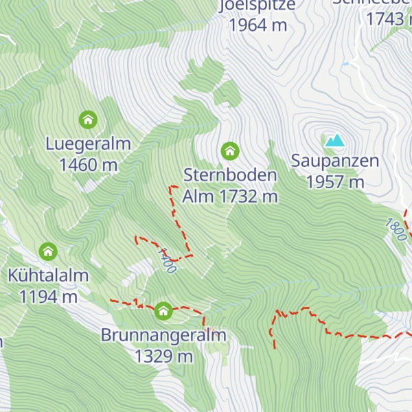 Map of Sternboden Alm