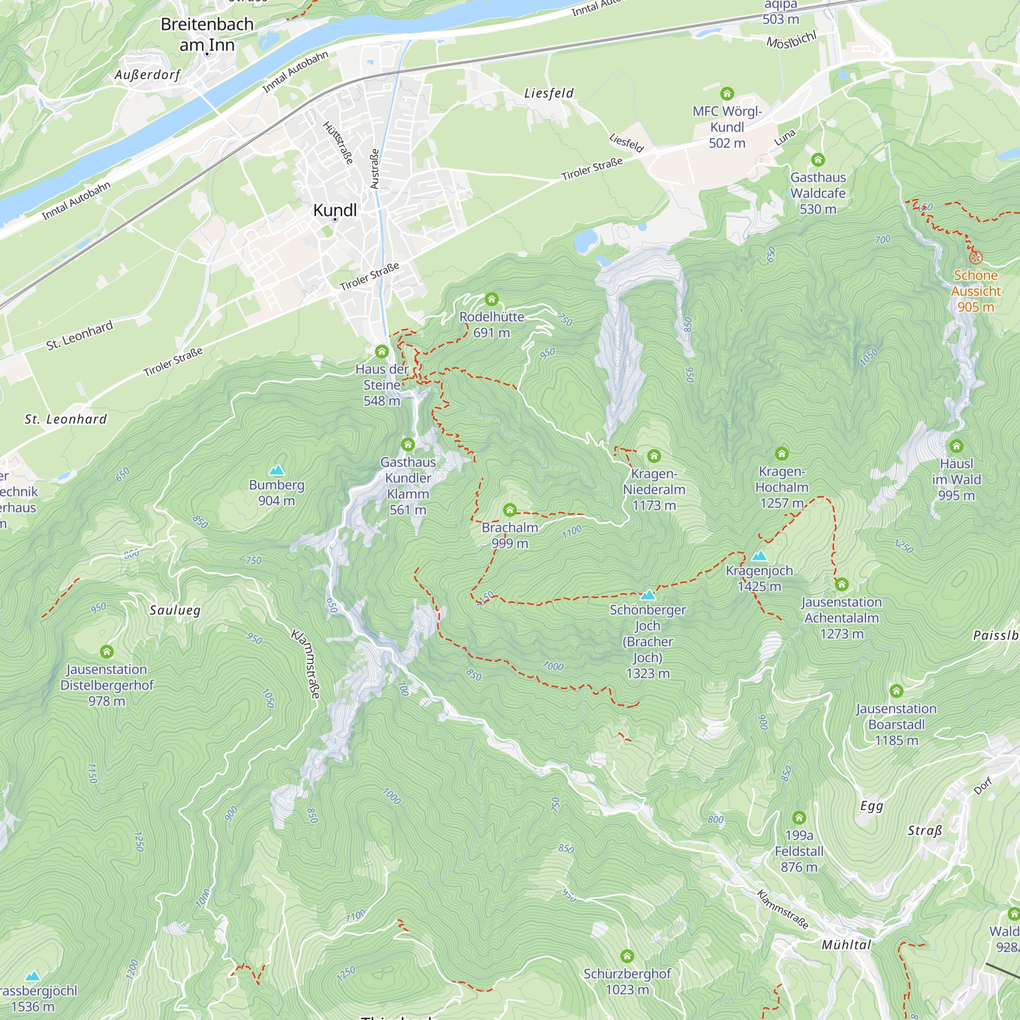 Brachalm map