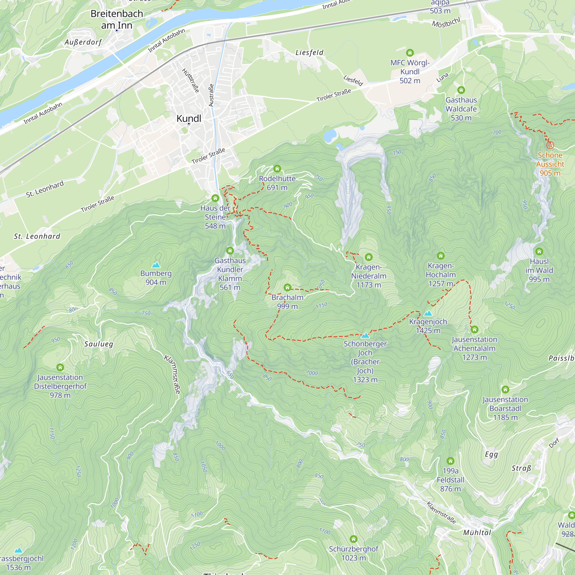 Brachalm map