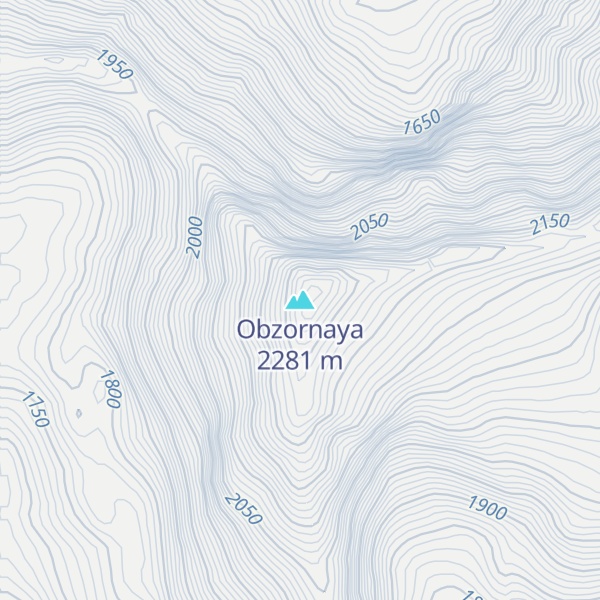 Map of Obzornaya