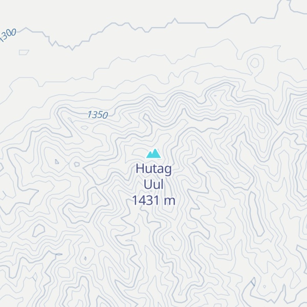 Map of Hutag Uul