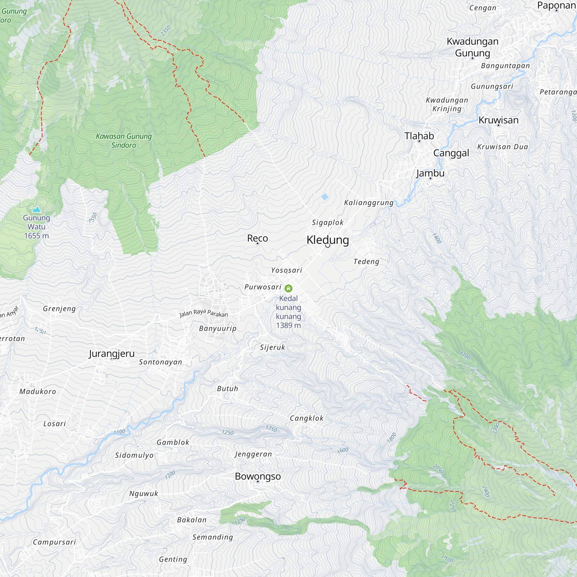 Kedal kunang kunang map