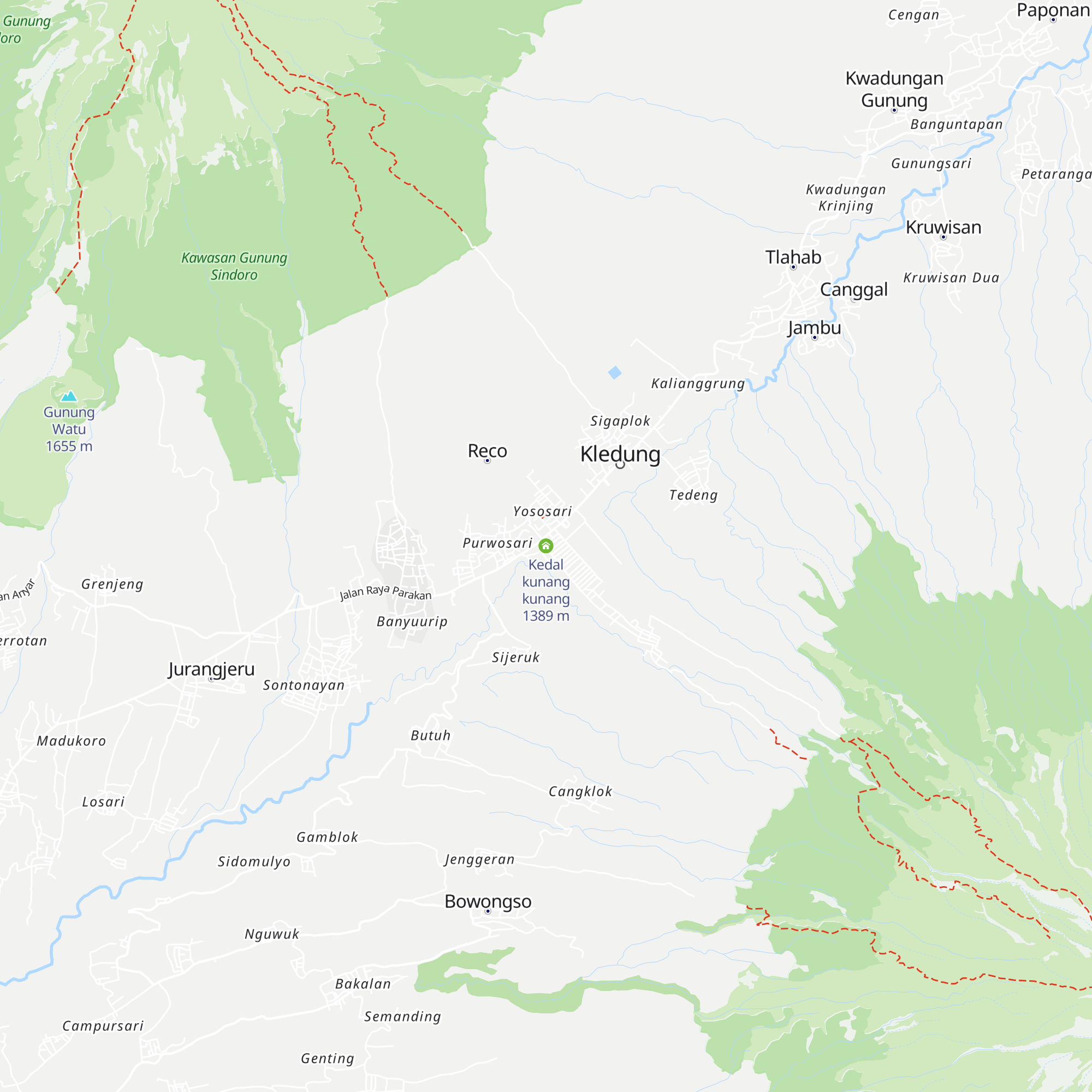 Kedal kunang kunang map