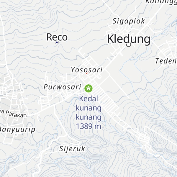 Map of Kedal kunang kunang