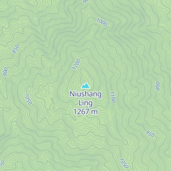 Map of Niushang Ling