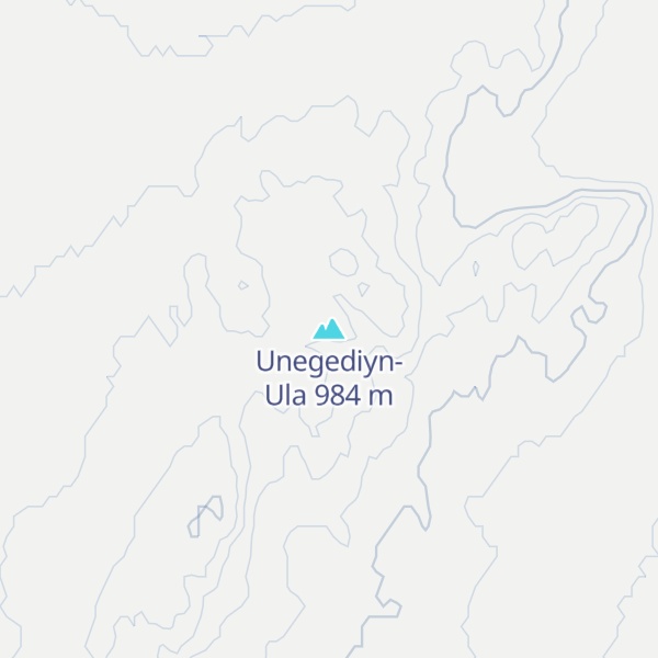 Map of Unegediyn-Ula