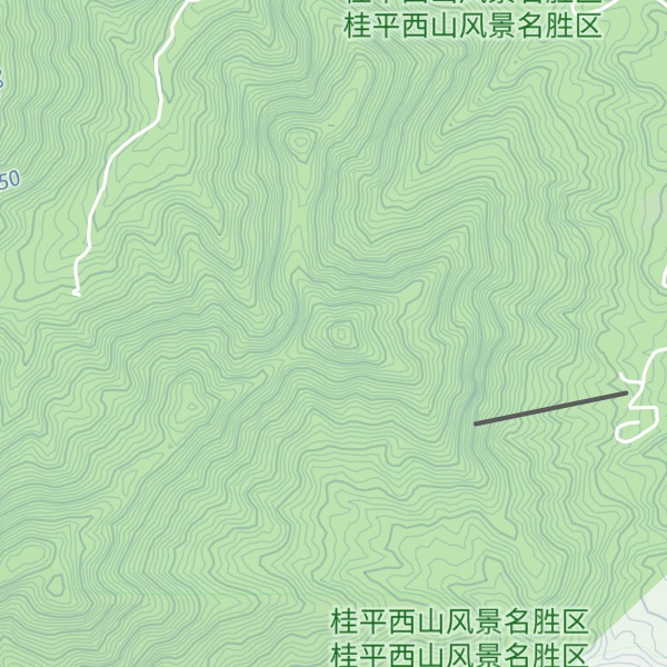 Map of Guìpíng Xīshān