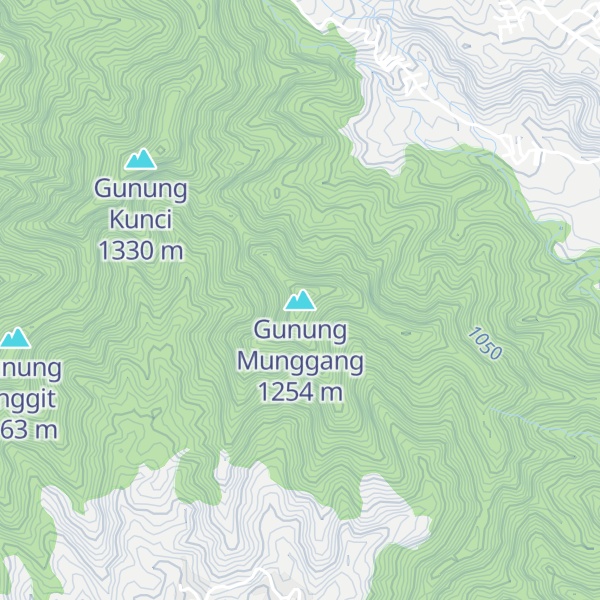 Map of Gunung Munggang