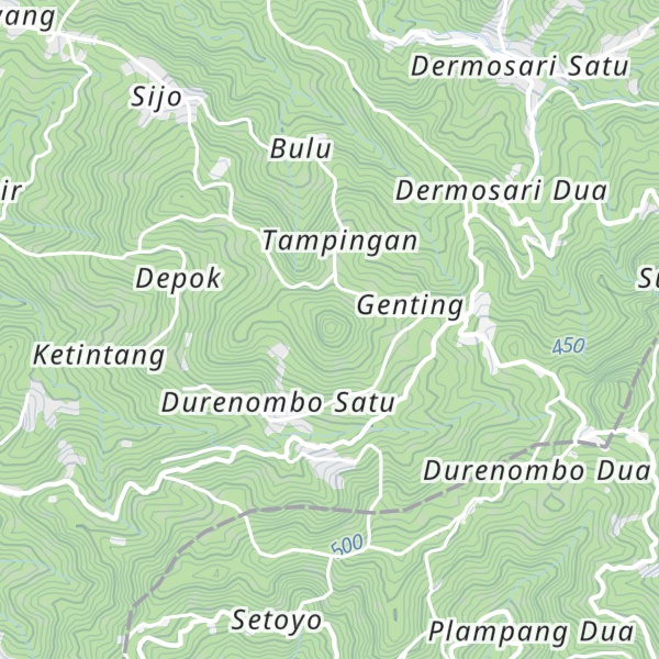 Map of Gunung Kukusan