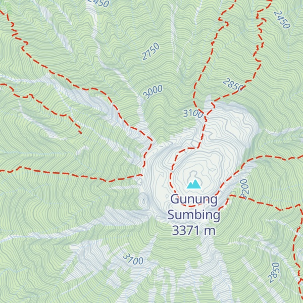 Map of Puncak Buntu