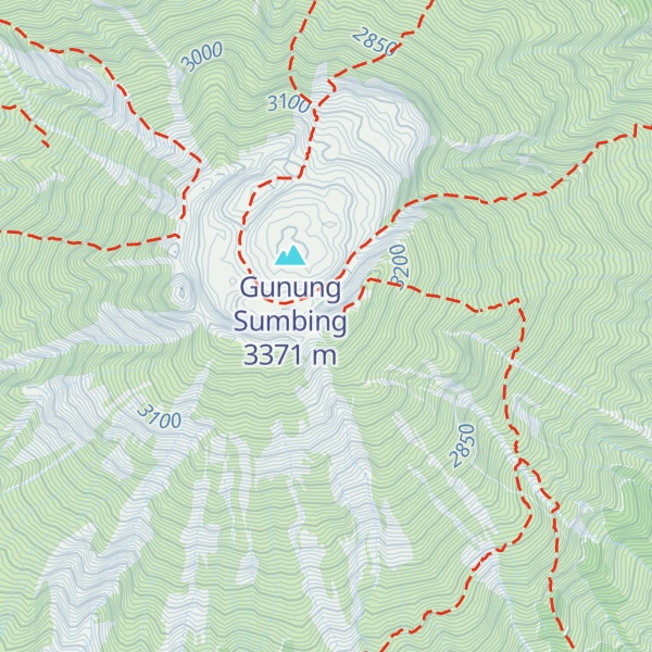 Map of Puncak Sejati