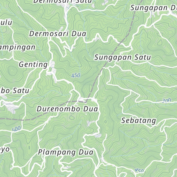 Map of Gunung Ijo