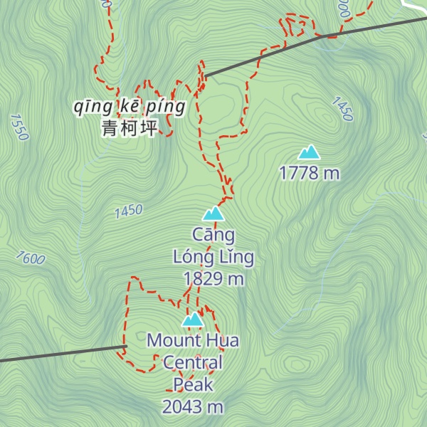 Map of Cāng Lóng Lǐng
