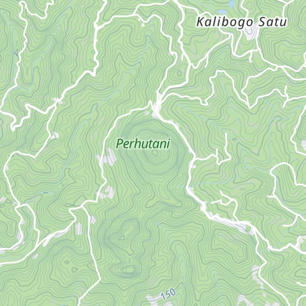Map of Gunung Kukusan