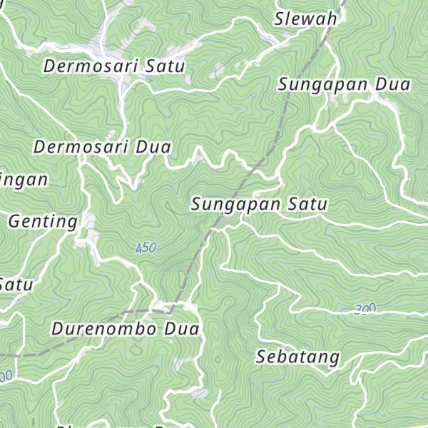 Map of Gunung Cakel