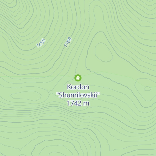 Map of Kordon "Shumilovskii"