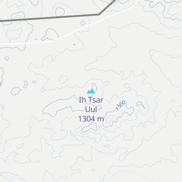 Map of Ih Tsar Uul