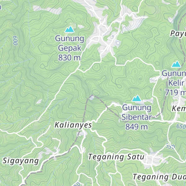 Map of Gunung Sigepak