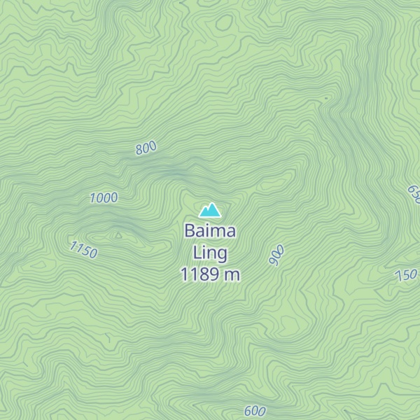 Map of Baima Ling