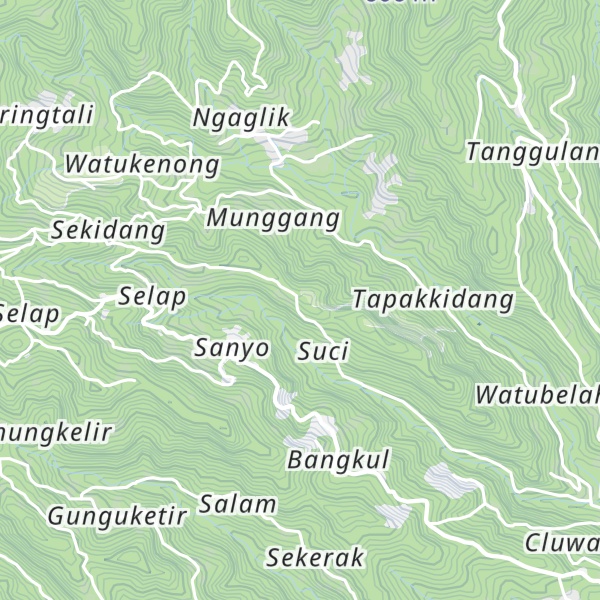 Map of Gunung Pencu