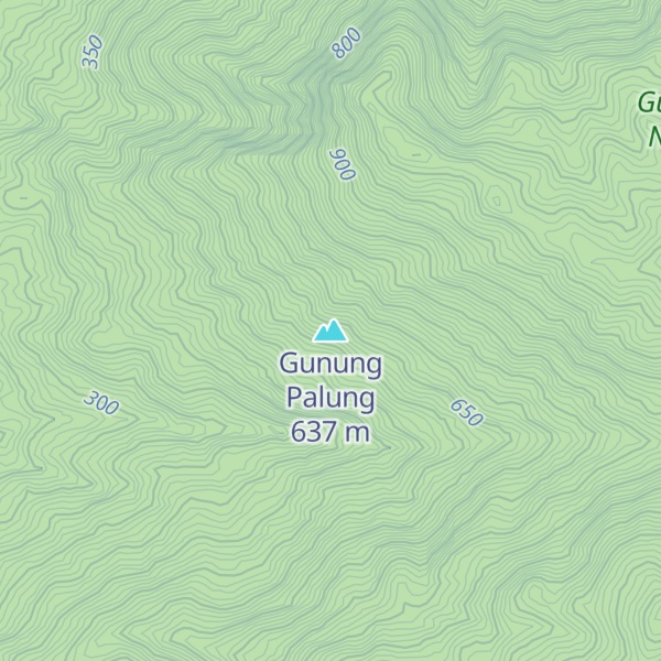 Map of Gunung Palung