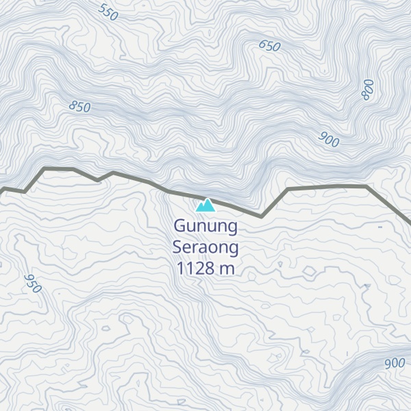 Map of Gunung Seraong
