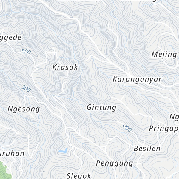 Map of Gunung Suru