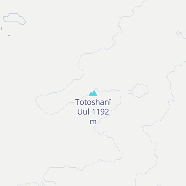 Map of Totoshanĭ Uul