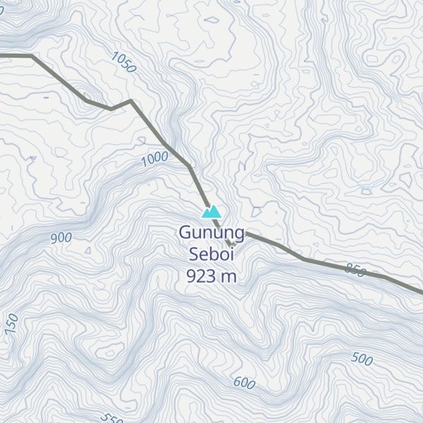 Map of Gunung Seboi