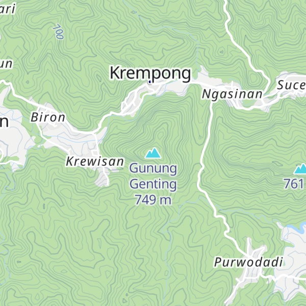 Map of Gunung Genting