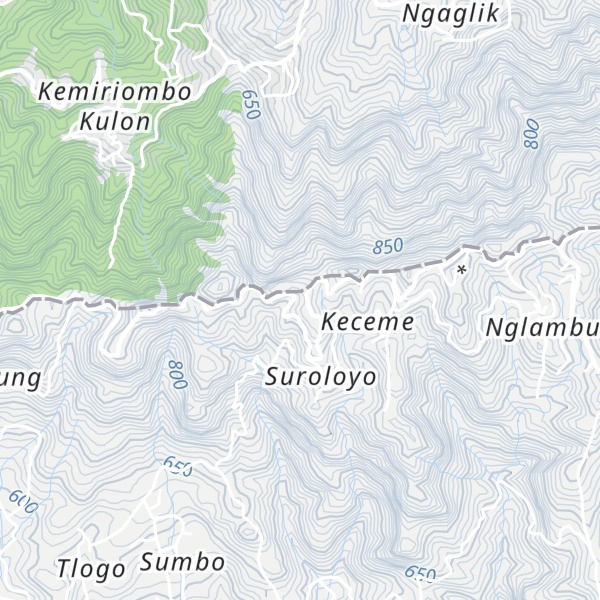 Map of Puncak Sariloyo