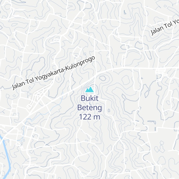 Map of Bukit Beteng