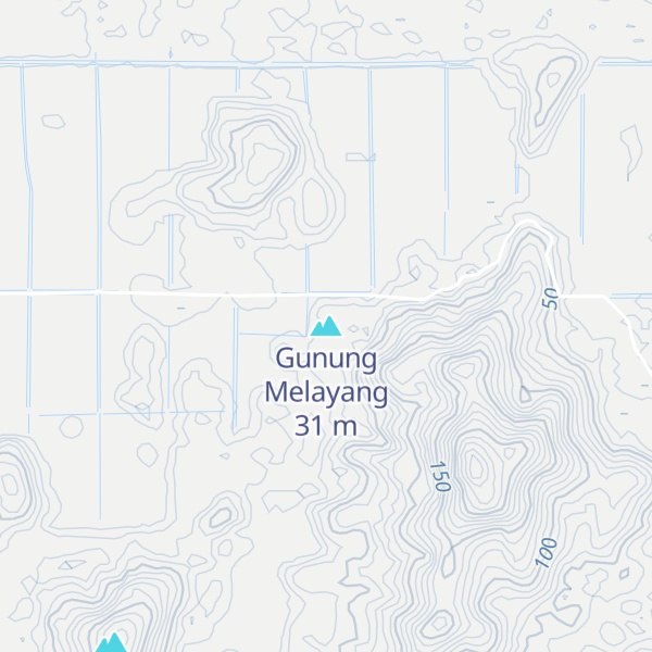 Map of Gunung Melayang