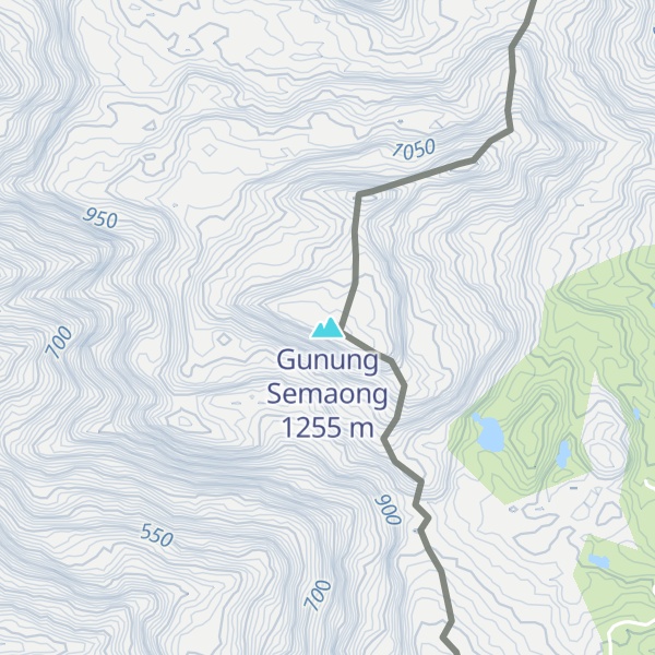 Map of Gunung Semaong