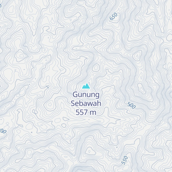 Map of Gunung Sebawah