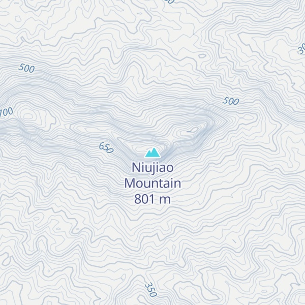 Map of Niujiao Mountain