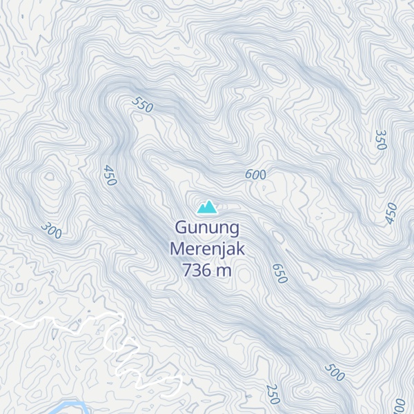 Map of Gunung Merenjak