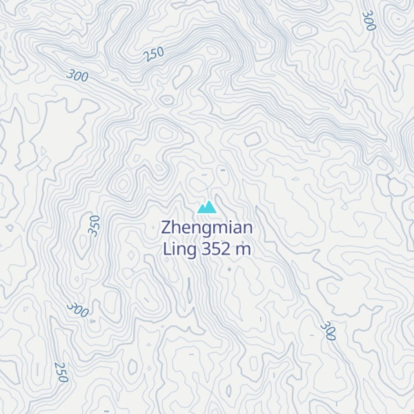 Map of Zhengmian Ling
