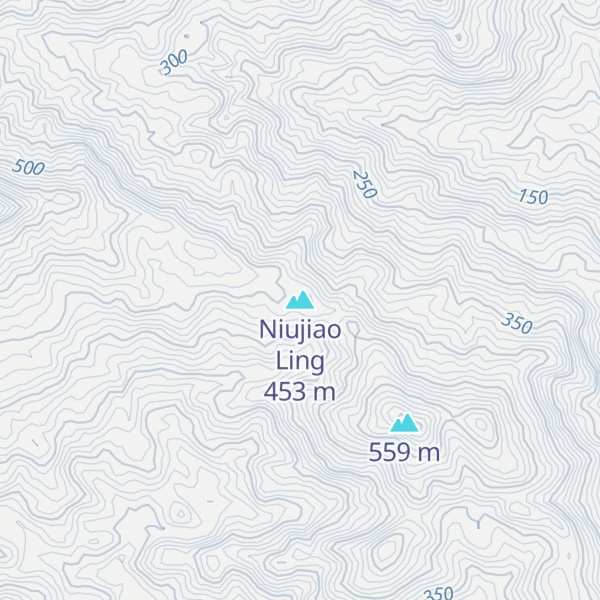 Map of Niujiao Ling