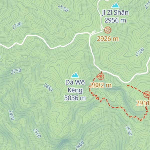 Map of Dà Wō Kēng